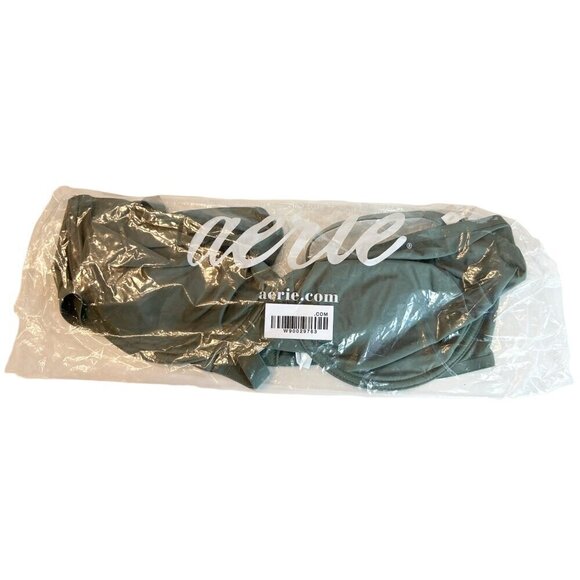 Smoothez Aerie Mesh Unlined Bra Royal Palm Size 34C NWT - Picture 5 of 7